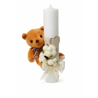 lumanare botez cu ursulet dnk3