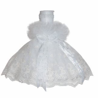 lumanare botez cu dantela