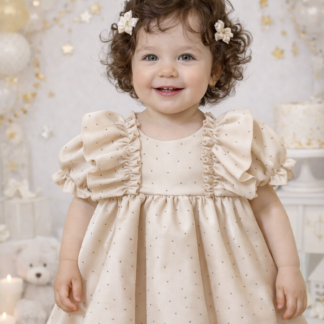 Rochita bej cu detalii stralucitoare